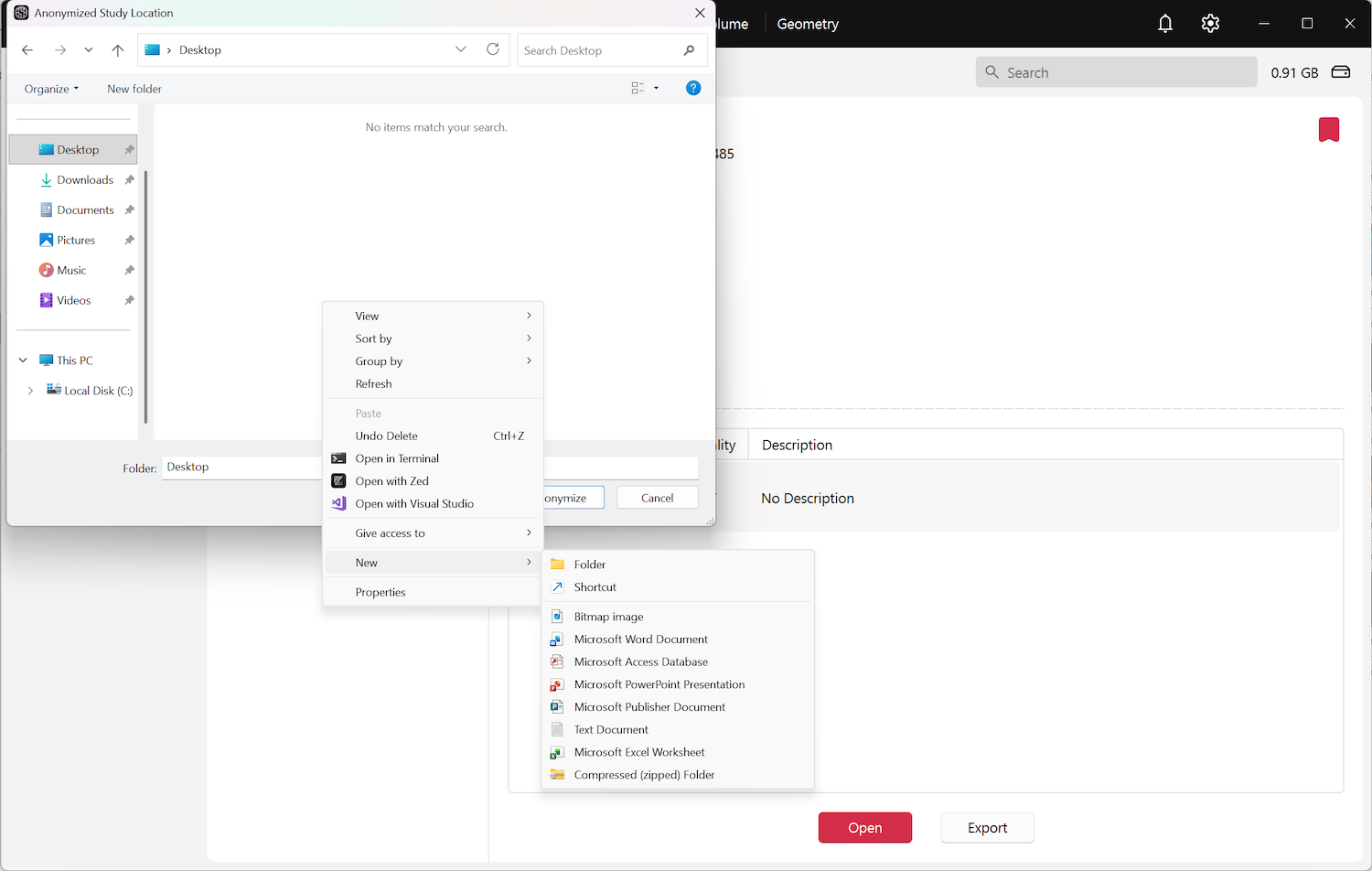 Create Anonymous Folder on Windows
