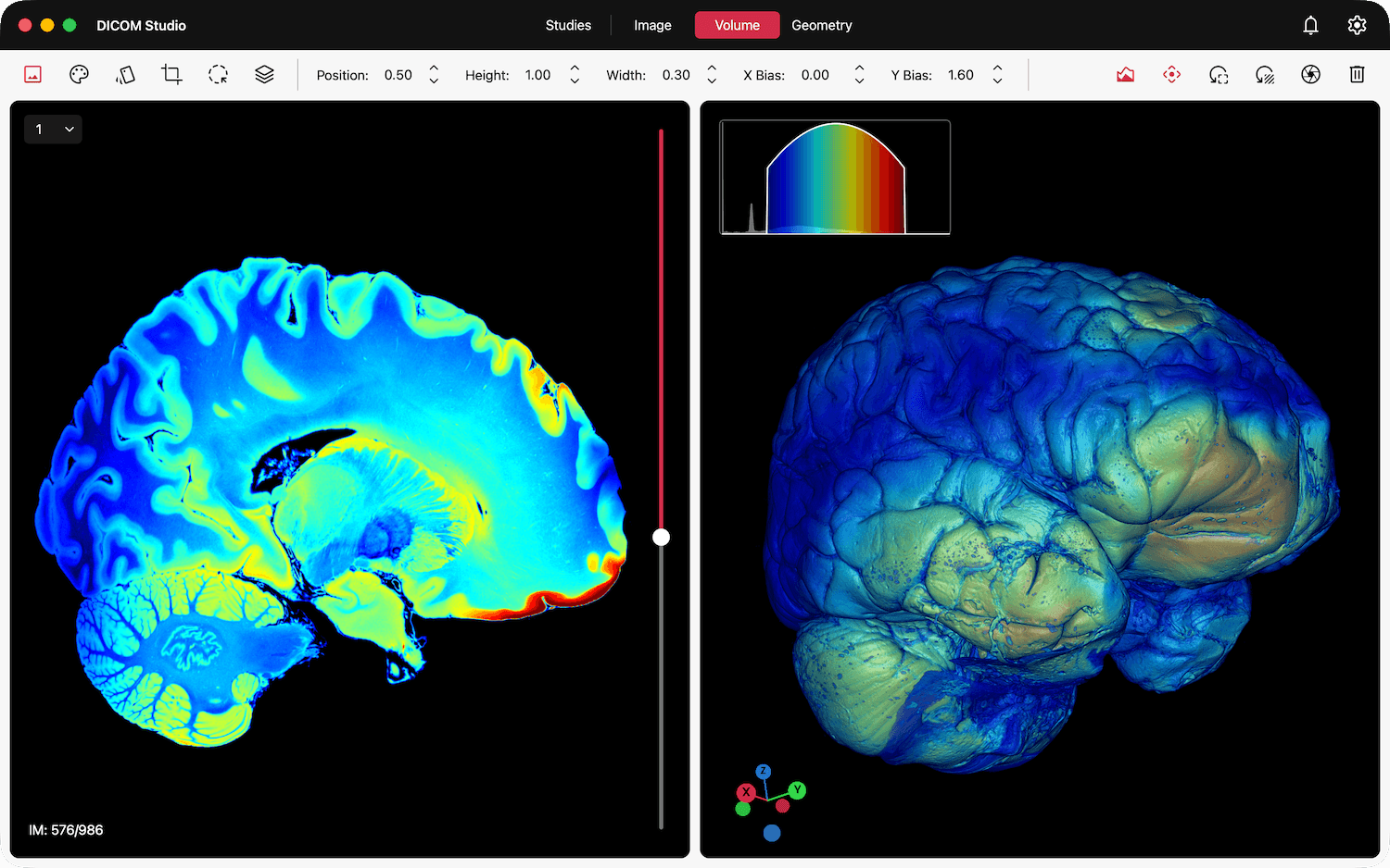 Colormap 2D vs 3D