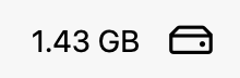 Storage Indicator